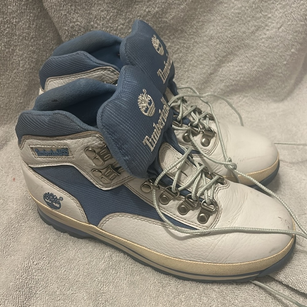Womens VINTAGE Timberland Euro Hiker Boots size 7.5